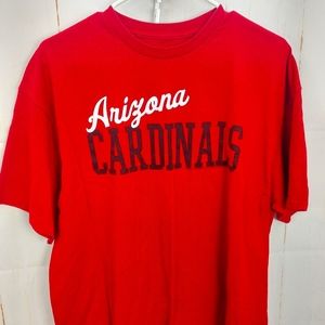 Arizona cardinals short sleeve size XL red